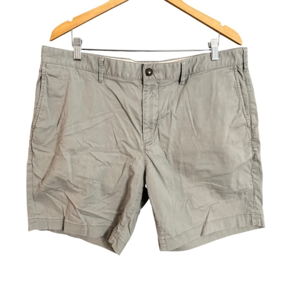 Faherty Brand Mens Organic Cotton Tencel Shorts Sage Green Size 38